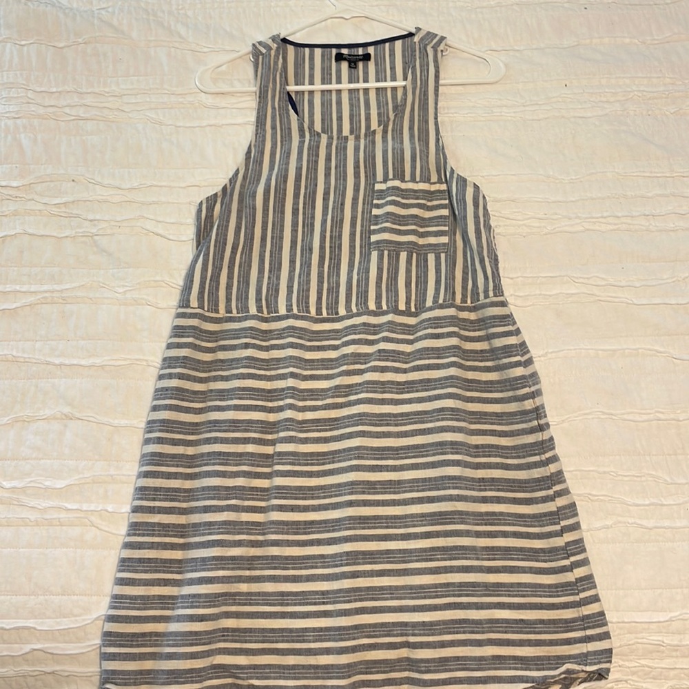 Madewell M Linen/Cotton Blend Dress